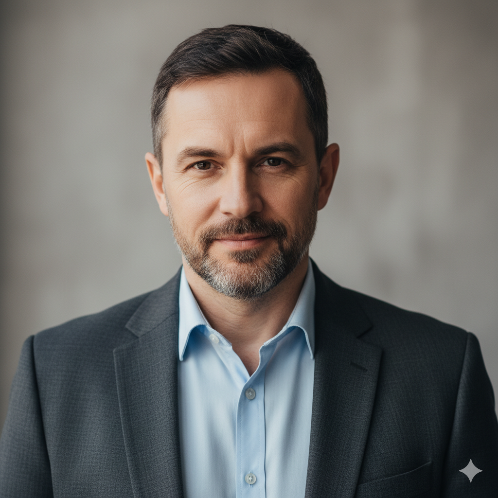 Piotr - prezes spółki produkcyjnej